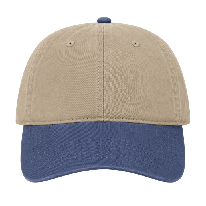 Personalized OTTO CAP 6-Panel Low Profile Dad Hat – Custom Laser Engraved Leatherette Patch Adjustable Cap