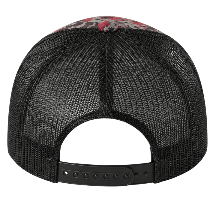 Personalized Port Authority Digi Camo Snapback Trucker Cap – Custom Full Color DTF Printed Hat