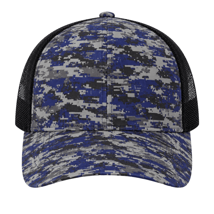 Personalized Port Authority Digi Camo Snapback Trucker Cap – Custom Full Color DTF Printed Hat