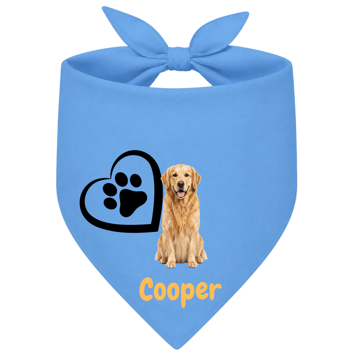 Personalized Dog Bandana - Custom Full Color Print