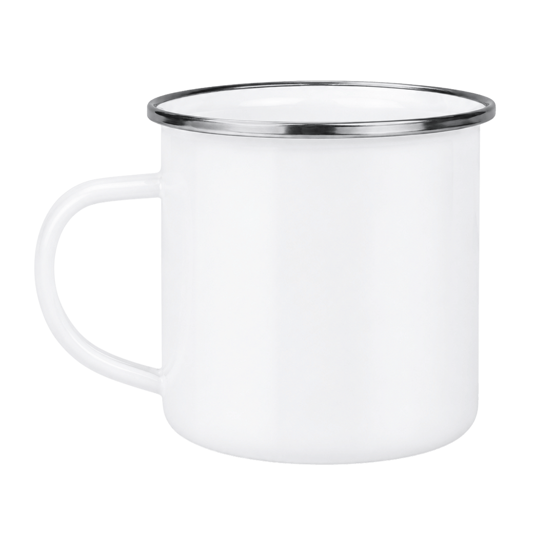 Custom Full Color Print | 12 oz Enamel Camping Mug