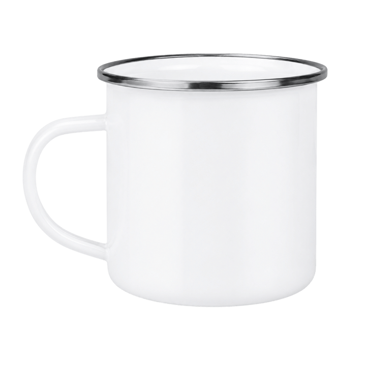 Custom Full Color Print | 12 oz Enamel Camping Mug