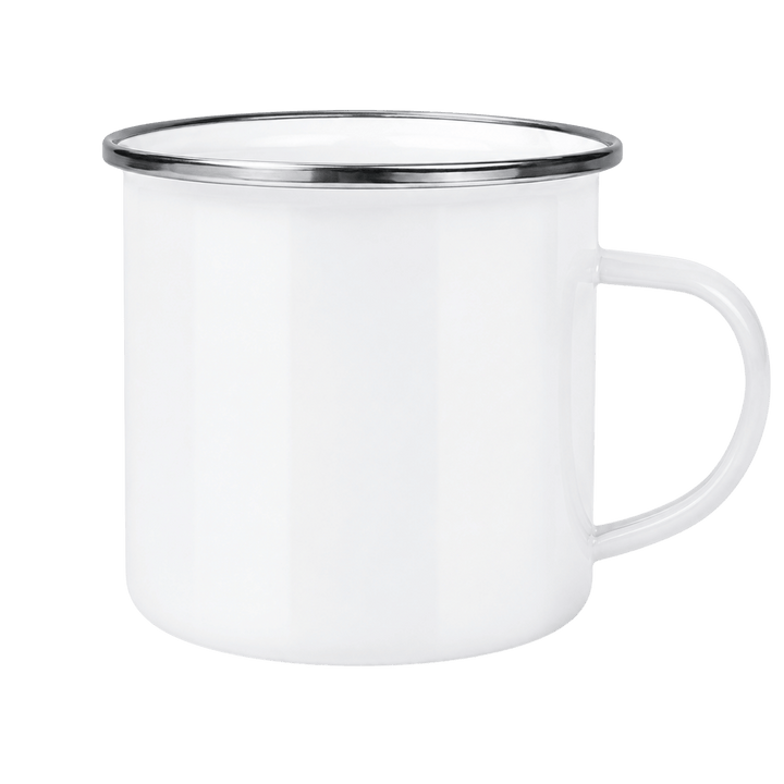 Custom Full Color Print | 12 oz Enamel Camping Mug