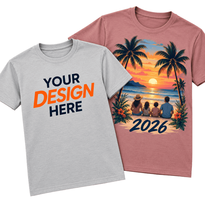 Custom Full Color Unisex DTF T-Shirt | Upload Your Logo, Photo or Design
