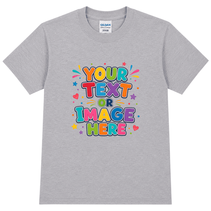 Custom Full Color Youth Unisex T-Shirt | Upload Design, Photo, or Text