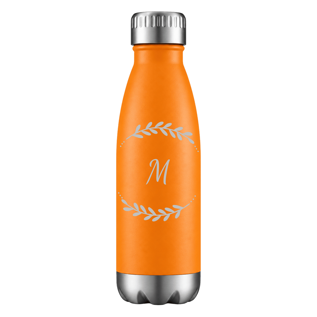 Custom engraved vacuum insulated sports water bottle 17 oz
