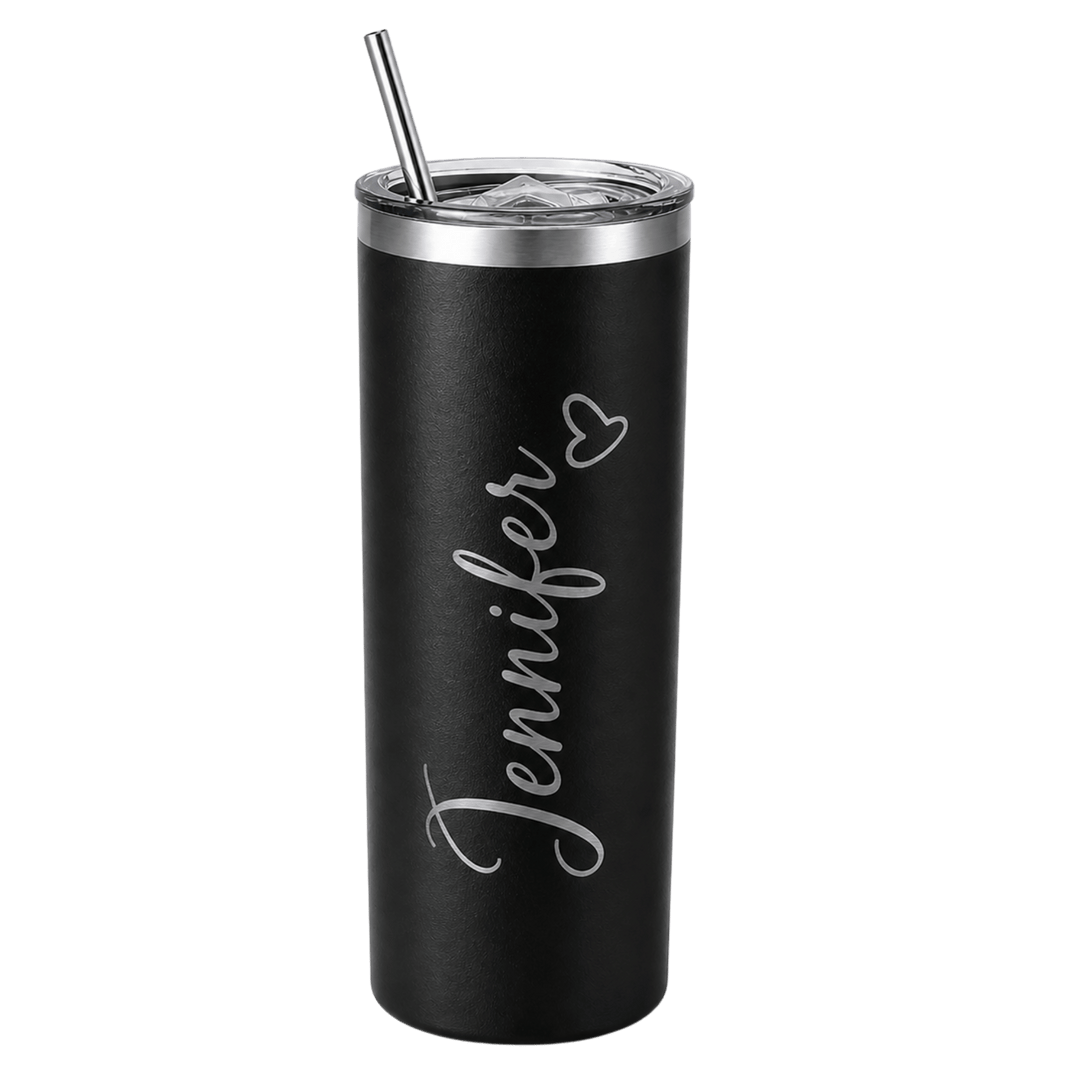 Personalized Laser Engraved | 20 oz Insulated Skinny Tumbler