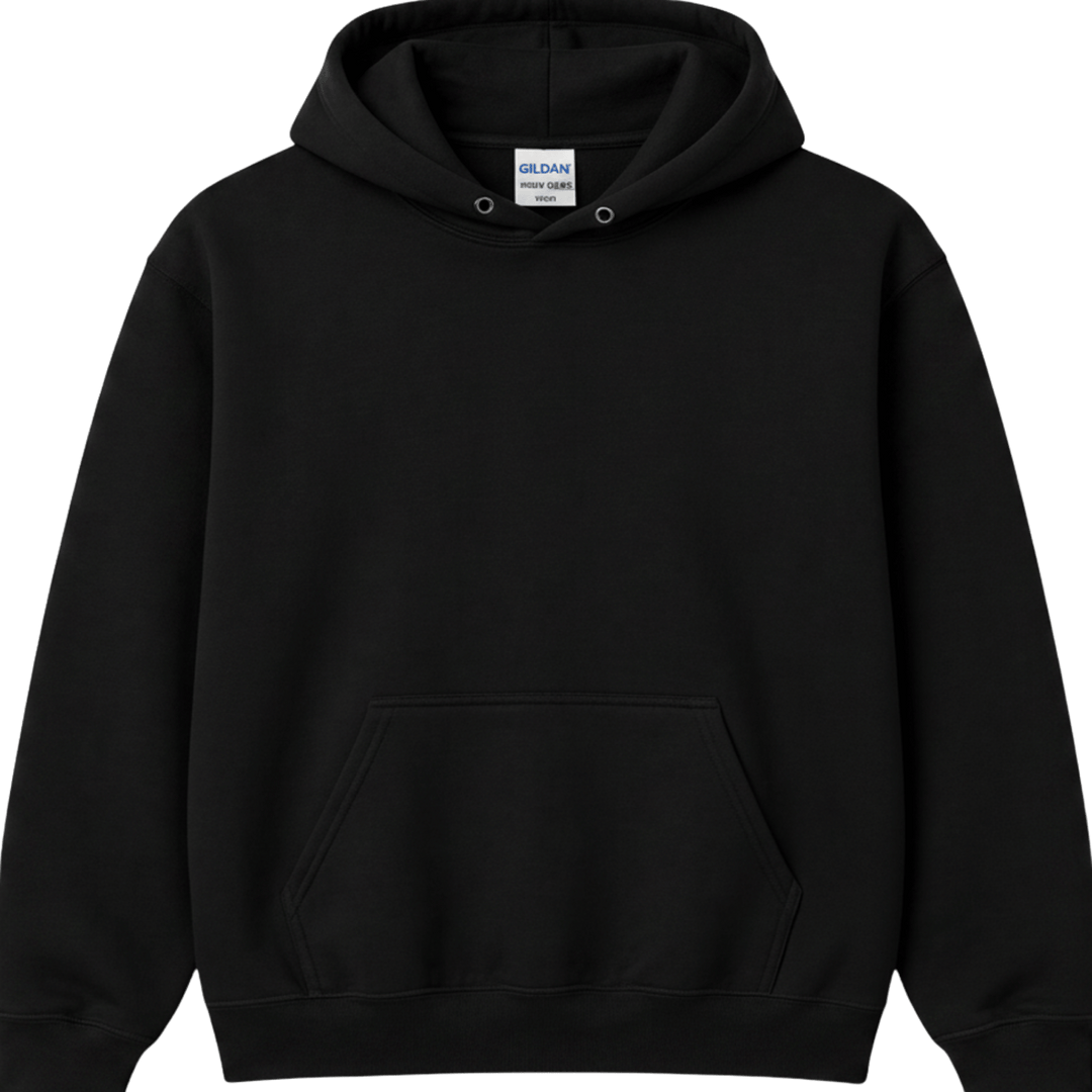 Custom Embroidered Unisex Hoodie | Personalized Name and Text | Gildan 18500 Heavy Blend