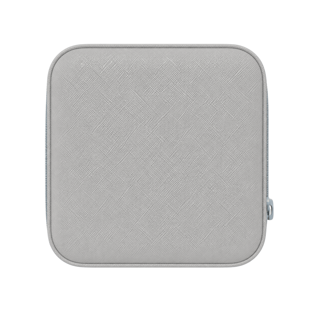 Personalized Travel Jewelry Case – Custom Laser Engraved PU Leather Jewelry Organizer for Rings, Earrings &amp; Necklaces