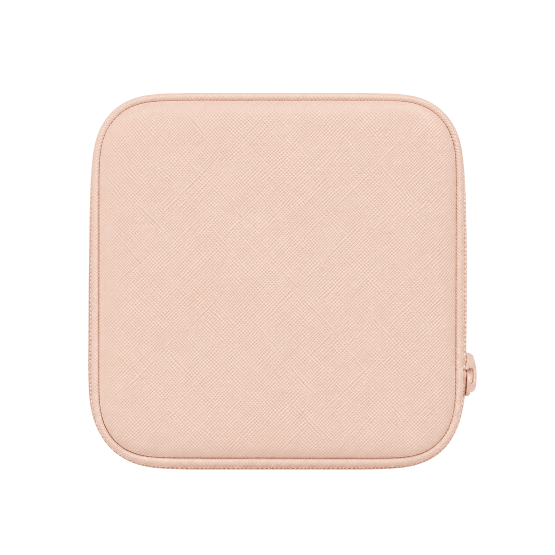 Personalized Travel Jewelry Case – Custom Laser Engraved PU Leather Jewelry Organizer for Rings, Earrings &amp; Necklaces