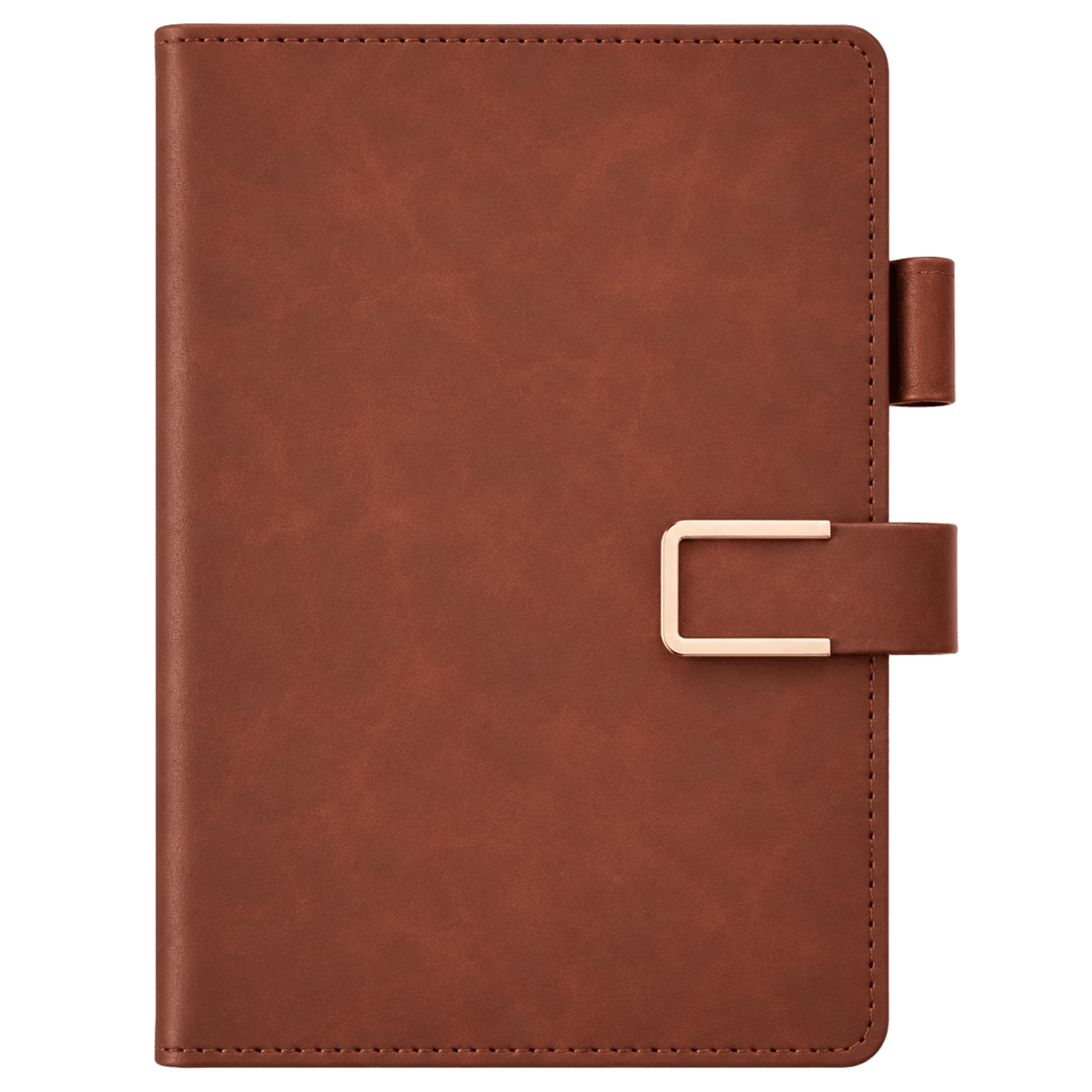 Personalized A5 PU PU Leather Notebook – Custom Full-Color Journal with 200 Lined Pages