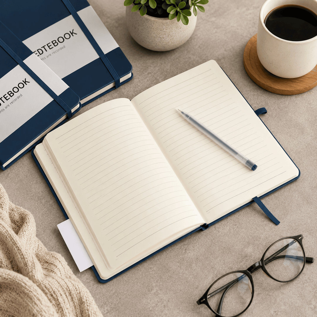 Personalized Hardcover Journal | Custom Laser Engraved Lined Notebook