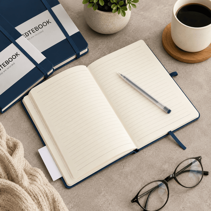 Personalized Hardcover Journal | Custom Laser Engraved Lined Notebook