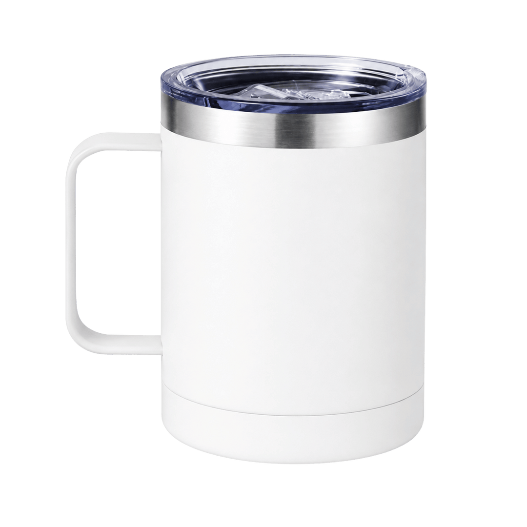 Custom Full Color Print | 12 oz Stainless Steel Tumbler with Handle