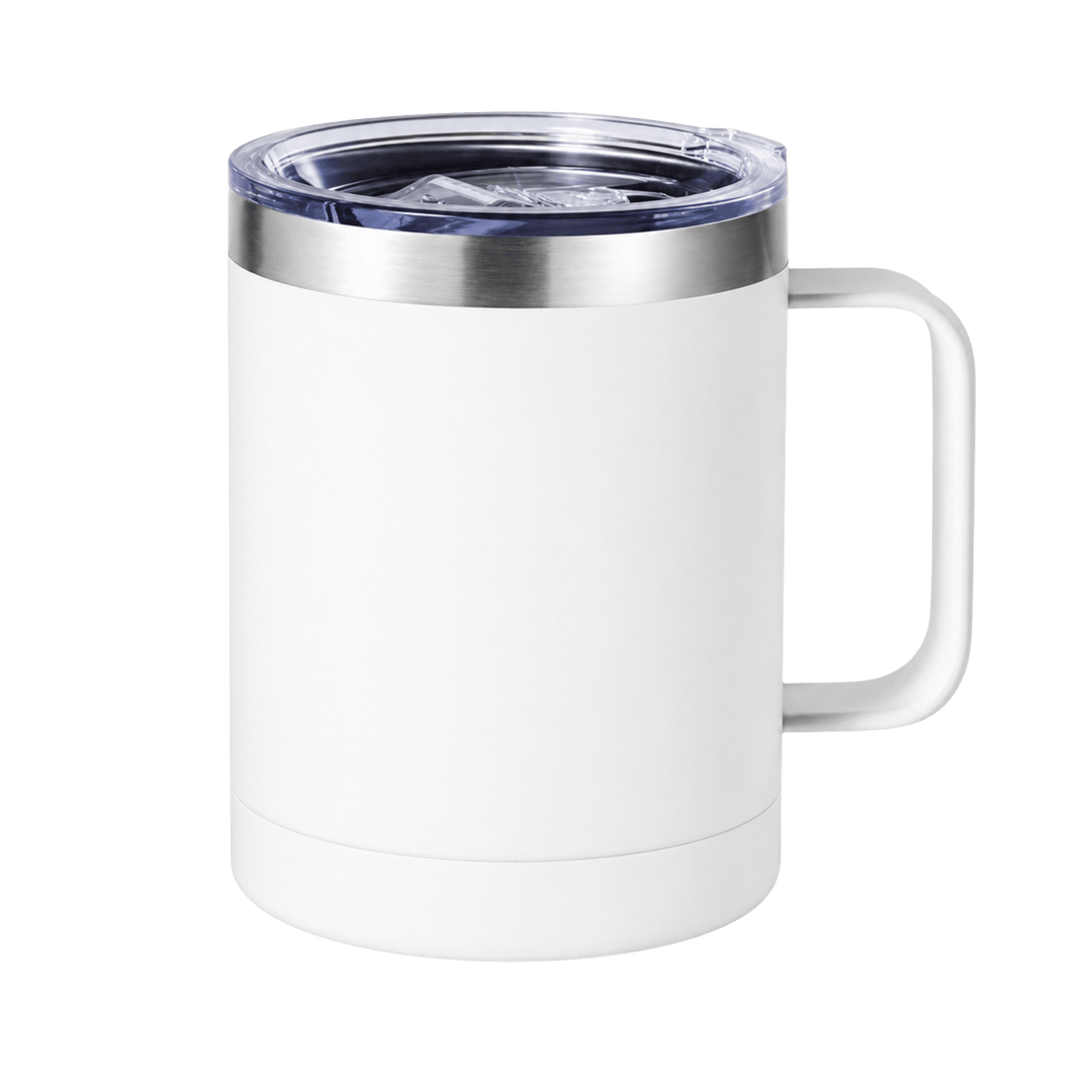 Custom Full Color Print | 12 oz Stainless Steel Tumbler with Handle