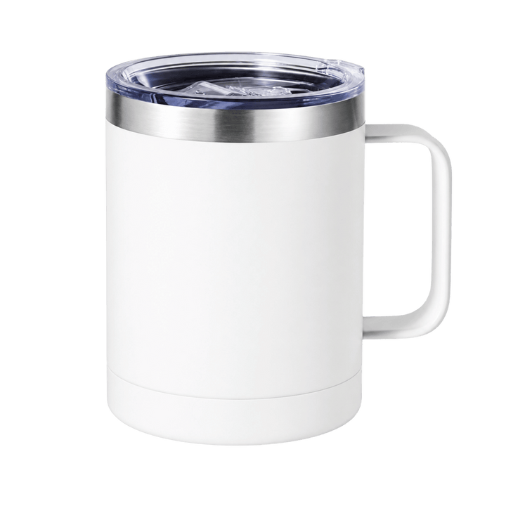 Custom Full Color Print | 12 oz Stainless Steel Tumbler with Handle