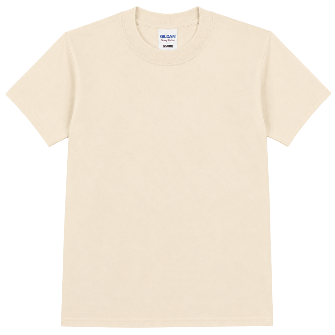 Personalized Gildan G500B Youth Heavy Cotton™ T-Shirt – Custom Embroidered Unisex Kids Tee | Name, Monogram &amp; Text