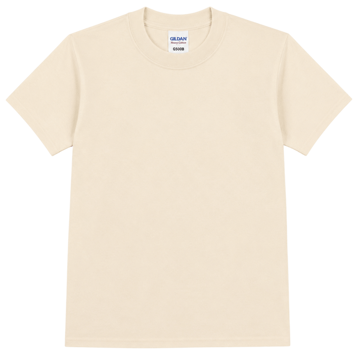 Personalized Gildan G500B Youth Heavy Cotton™ T-Shirt – Custom Embroidered Unisex Kids Tee | Name, Monogram &amp; Text