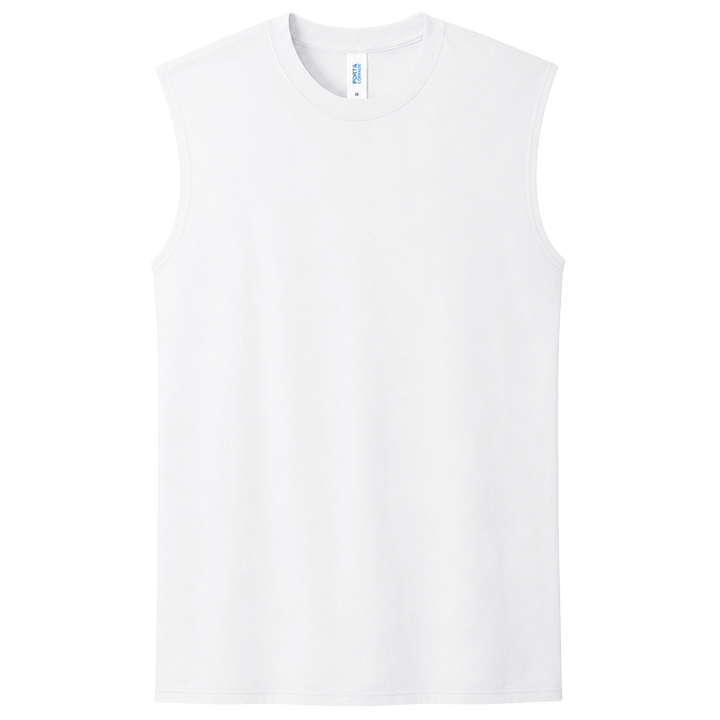 Personalized Port &amp; Co. Core Cotton Sleeveless Tee – Custom Full Color DTF Printed Tank