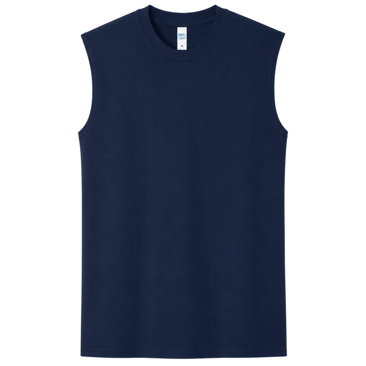 Personalized Port &amp; Co. Core Cotton Sleeveless Tee – Custom Full Color DTF Printed Tank