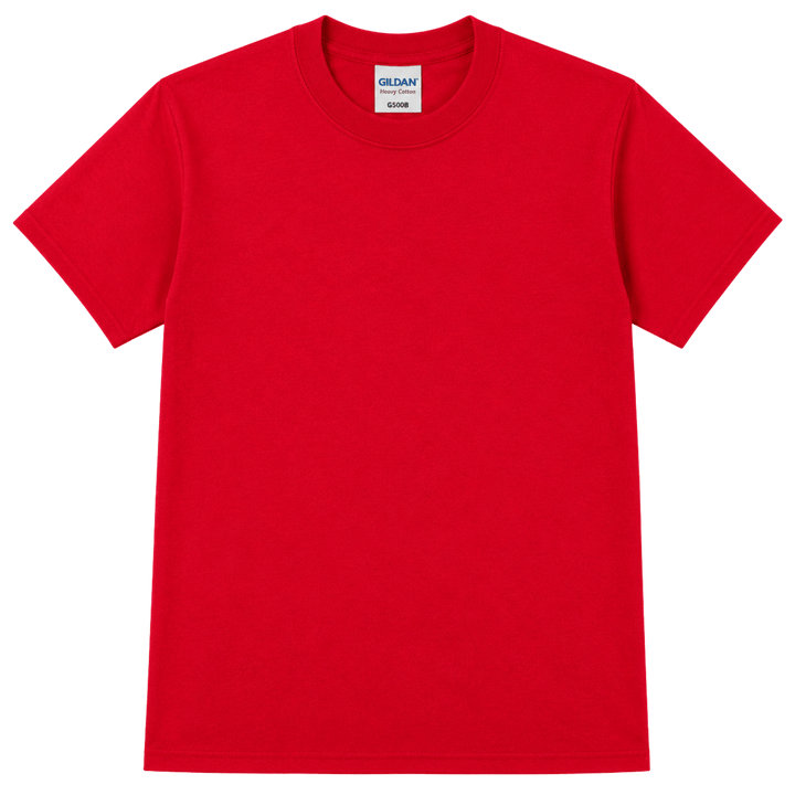 Personalized Gildan G500B Youth Heavy Cotton™ T-Shirt – Custom Embroidered Unisex Kids Tee | Name, Monogram &amp; Text