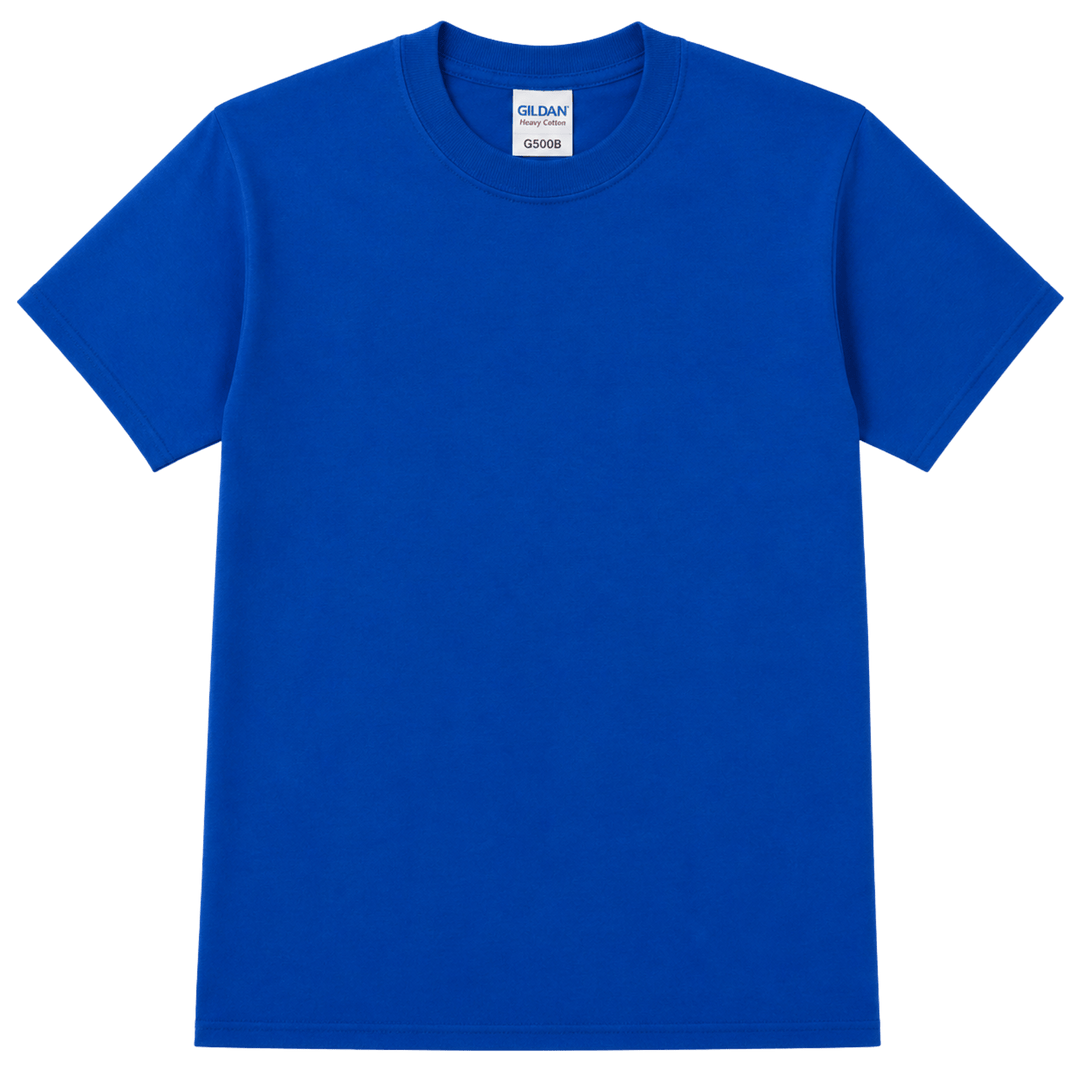 Personalized Gildan G500B Youth Heavy Cotton™ T-Shirt – Custom Embroidered Unisex Kids Tee | Name, Monogram &amp; Text
