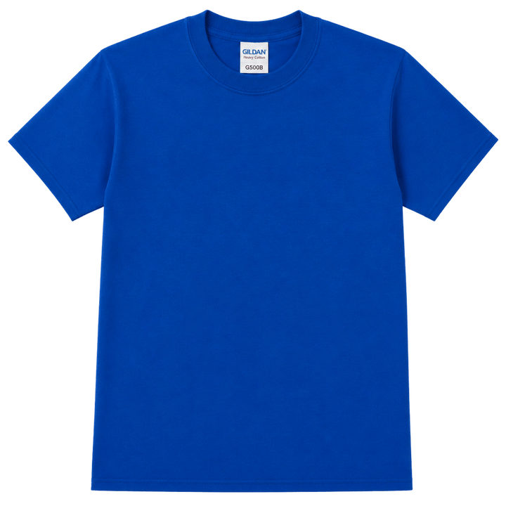 Personalized Gildan G500B Youth Heavy Cotton™ T-Shirt – Custom Embroidered Unisex Kids Tee | Name, Monogram &amp; Text