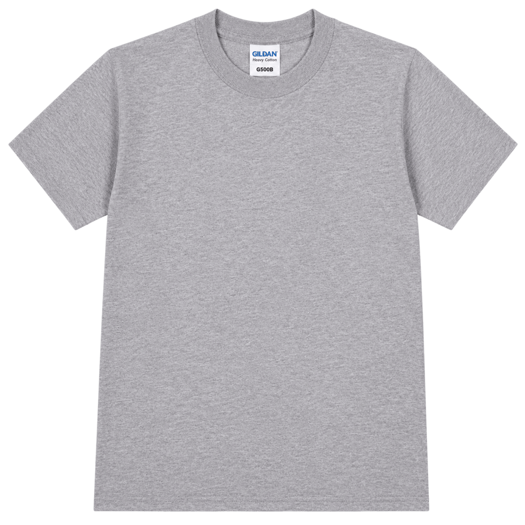 Personalized Gildan G500B Youth Heavy Cotton™ T-Shirt – Custom Embroidered Unisex Kids Tee | Name, Monogram &amp; Text