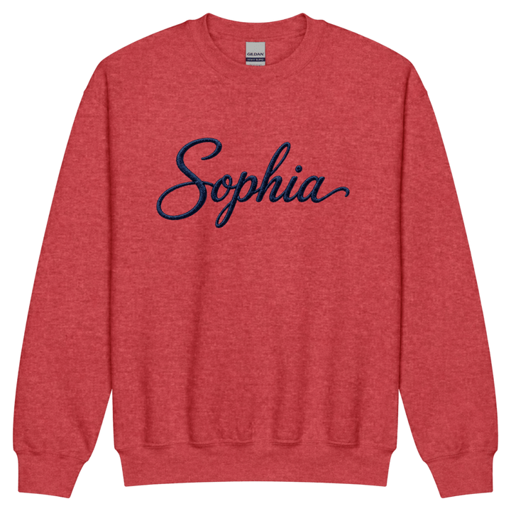 Personalized Embroidered Unisex Sweatshirt | Name, Initials or Custom Text
