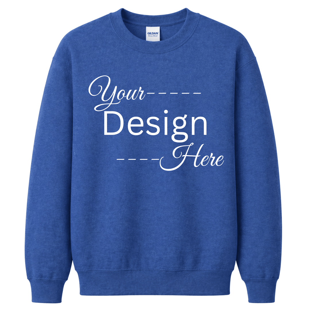 Custom Full-Color DTF Unisex Crewneck Sweatshirt | Upload Design or Photo