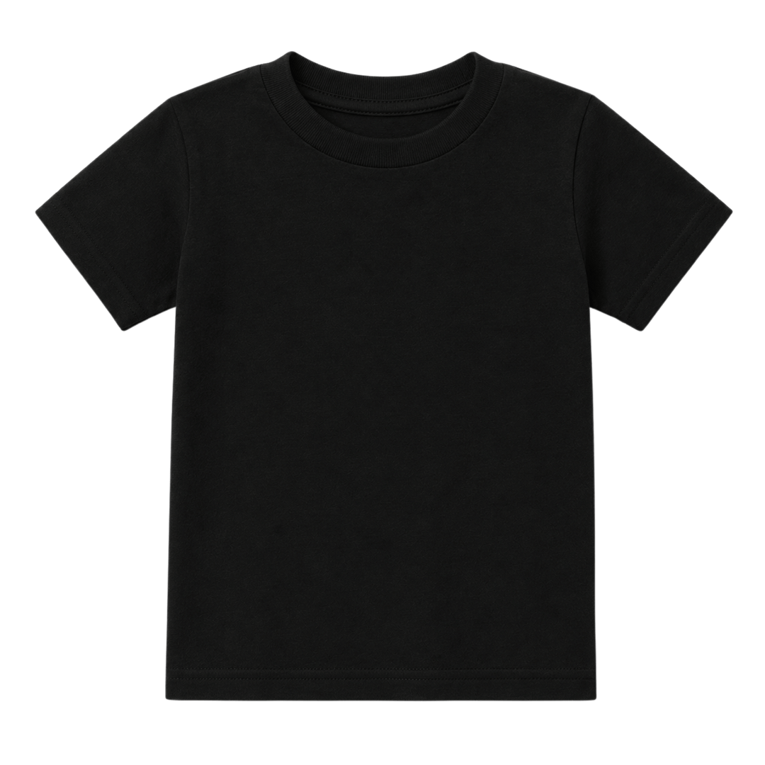 Personalized Unisex Toddler Heavy Cotton T-Shirt – Custom Embroidered Text, Name, and Initials