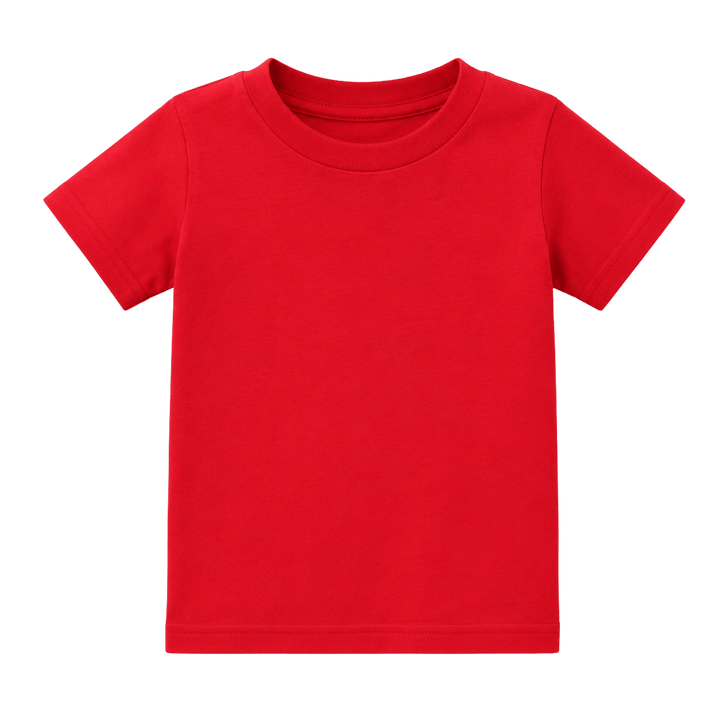 Personalized Unisex Toddler Heavy Cotton T-Shirt – Custom Embroidered Text, Name, and Initials
