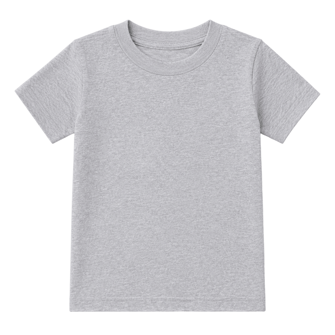 Personalized Unisex Toddler Heavy Cotton T-Shirt – Custom Embroidered Text, Name, and Initials