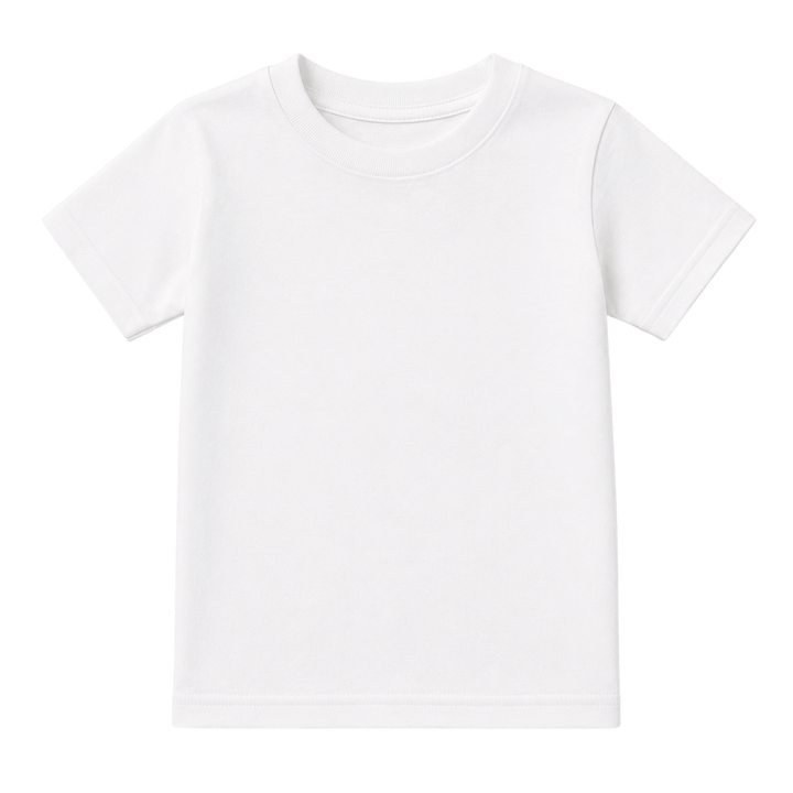 Personalized Unisex Toddler Heavy Cotton T-Shirt – Custom Embroidered Text, Name, and Initials