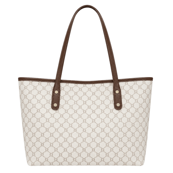 Personalized Vegan Leather Handbag with Custom Engraved Patch