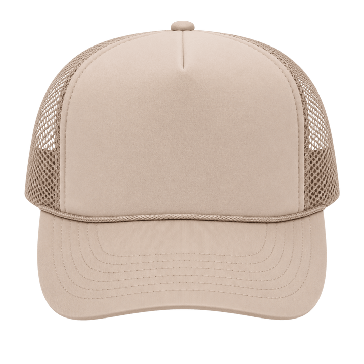 Personalized OTTO CAP 5-Panel Mid Profile Mesh Back Trucker Hat – Custom Embroidered Name &amp; Text Snapback