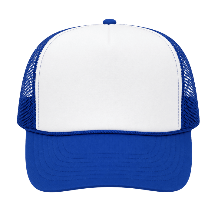 Personalized OTTO CAP 5-Panel Mid Profile Mesh Back Trucker Hat – Custom Full Color DTF Printed Snapback Hat