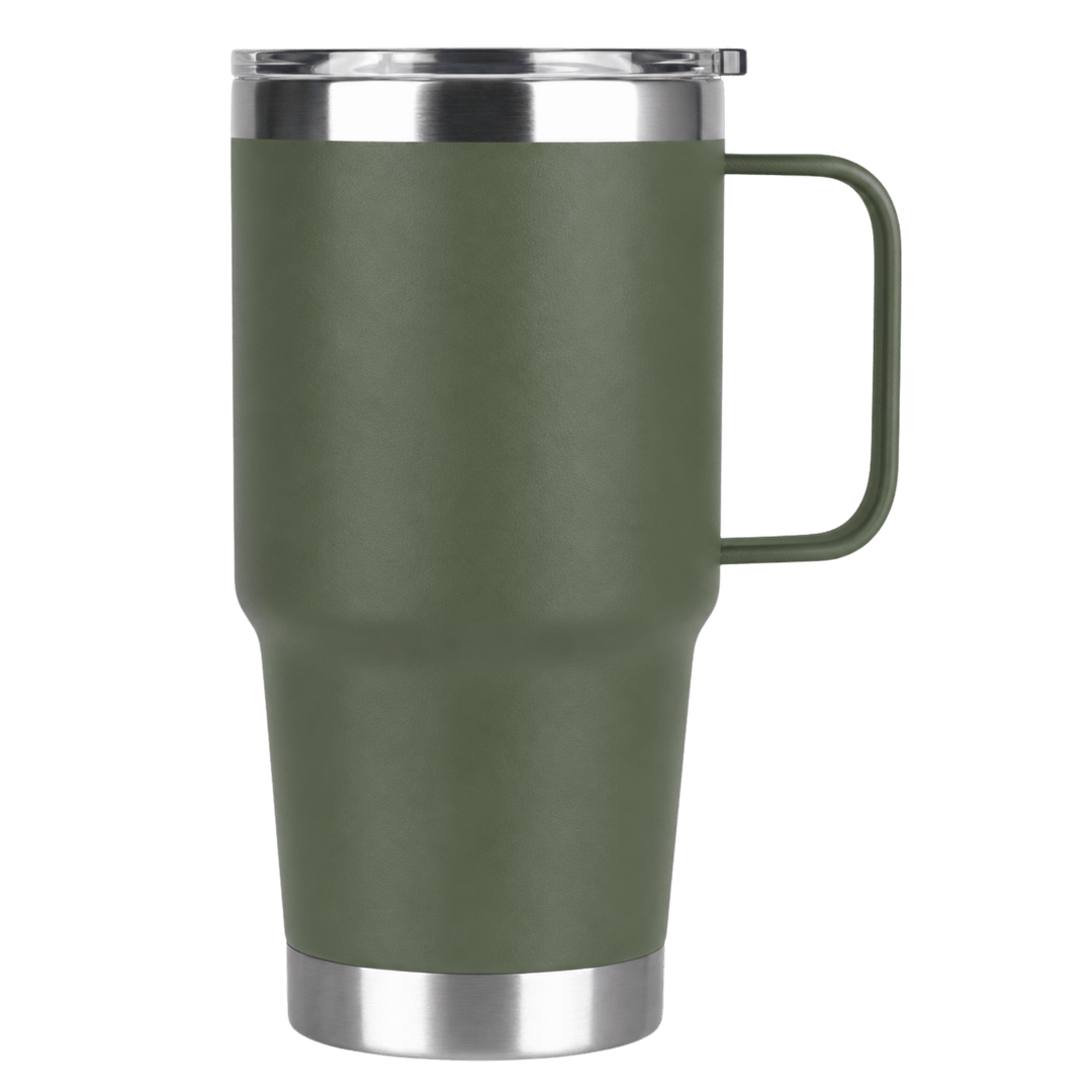 Personalized Laser Engraved 20 oz Insulated Tumbler with Handle