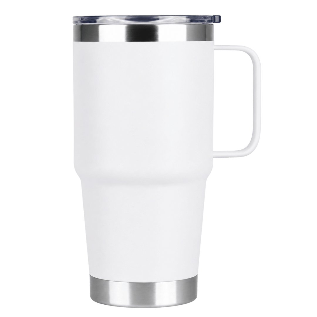 Personalized Laser Engraved 20 oz Insulated Tumbler with Handle