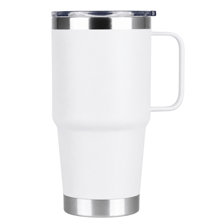 Personalized Laser Engraved 20 oz Insulated Tumbler with Handle
