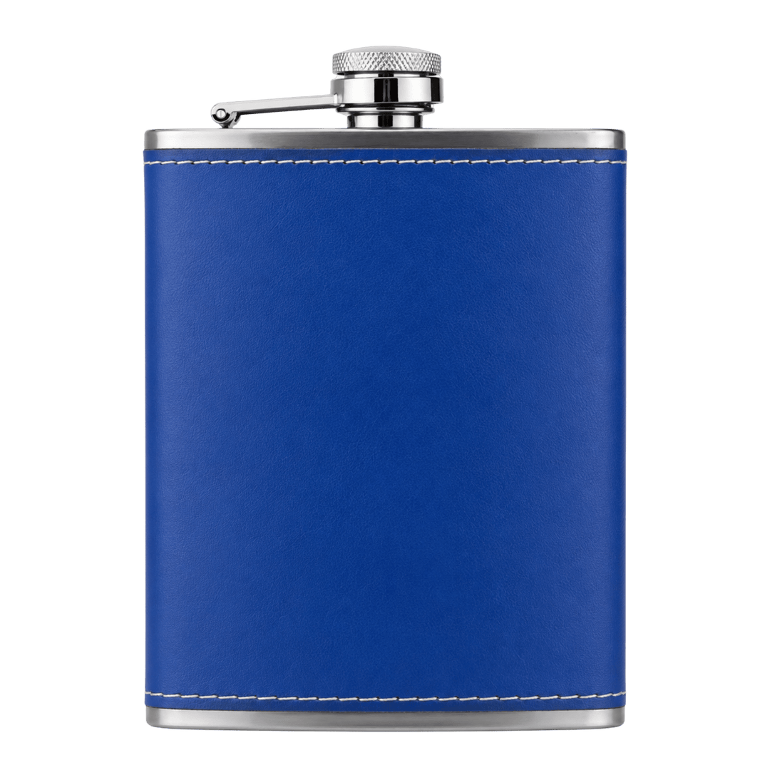 Personalized Laser Engraved Stainless Steel Whiskey Flask 8 oz