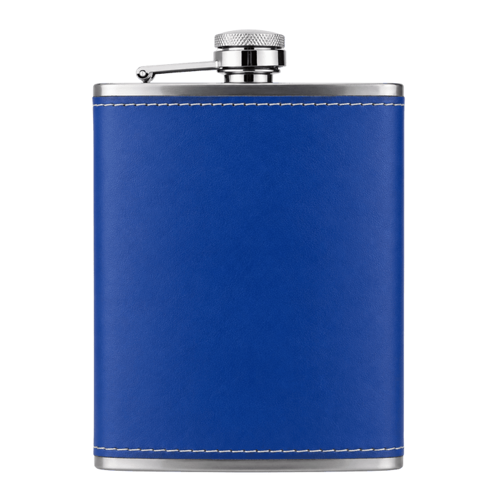 Personalized Laser Engraved Stainless Steel Whiskey Flask 8 oz