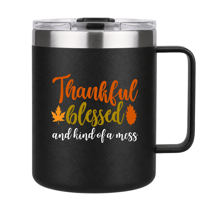 Personalized Full Color UV Printed | 14 oz Insulated Stainless Steel Coffee Mug