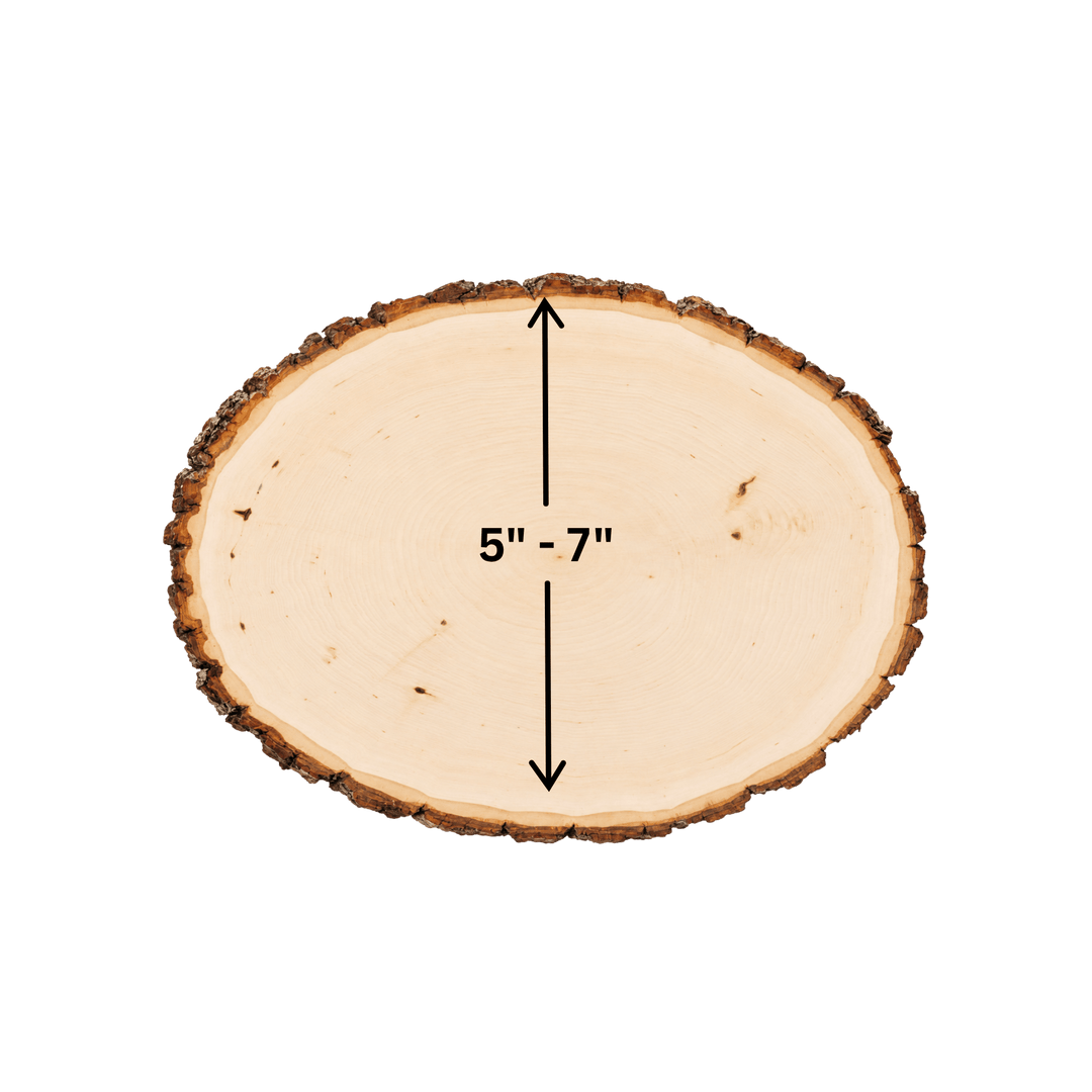 Personalized Oval Wood Photo Plaque | Full Color UV Print | Natural Basswood