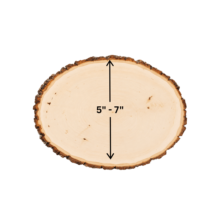 Personalized Oval Wood Photo Plaque | Laser Engraved | Natural Basswood